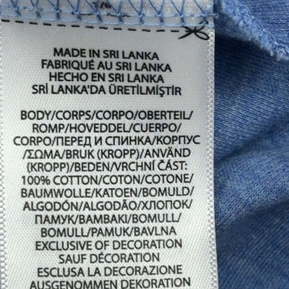 Polo Ralph Lauren Shirt Mens Large Short Sleeve Custom Slim Fit Blue Lightweight - Picture 6 of 8